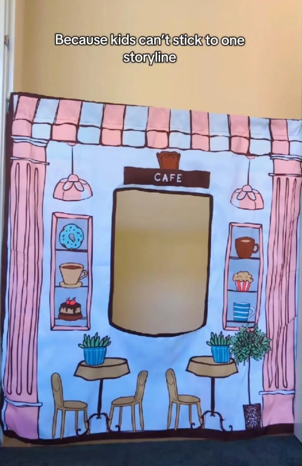Cafe/ Bakery Play Panel The Cozy Cube- Play Panels