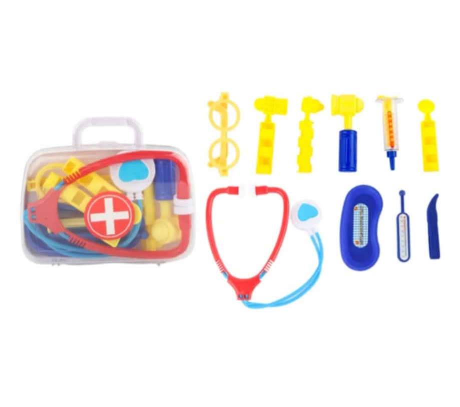 10-Piece Doctor & Vet Kit The Cozy Cube- Play Panels