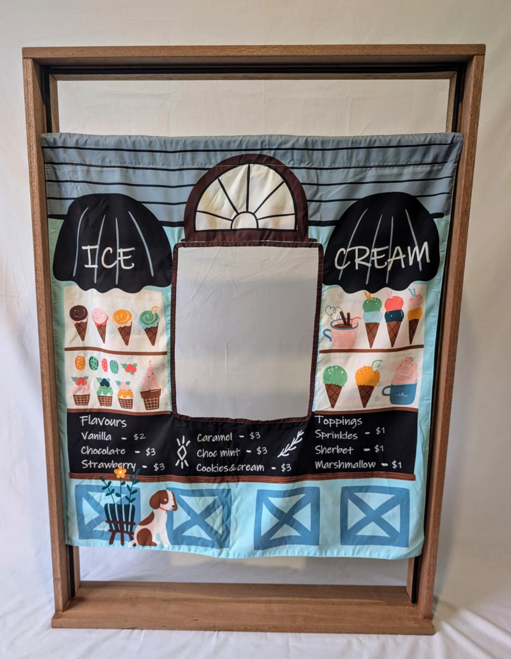 Ice Cream Shop/ Farmers Market Play Panel