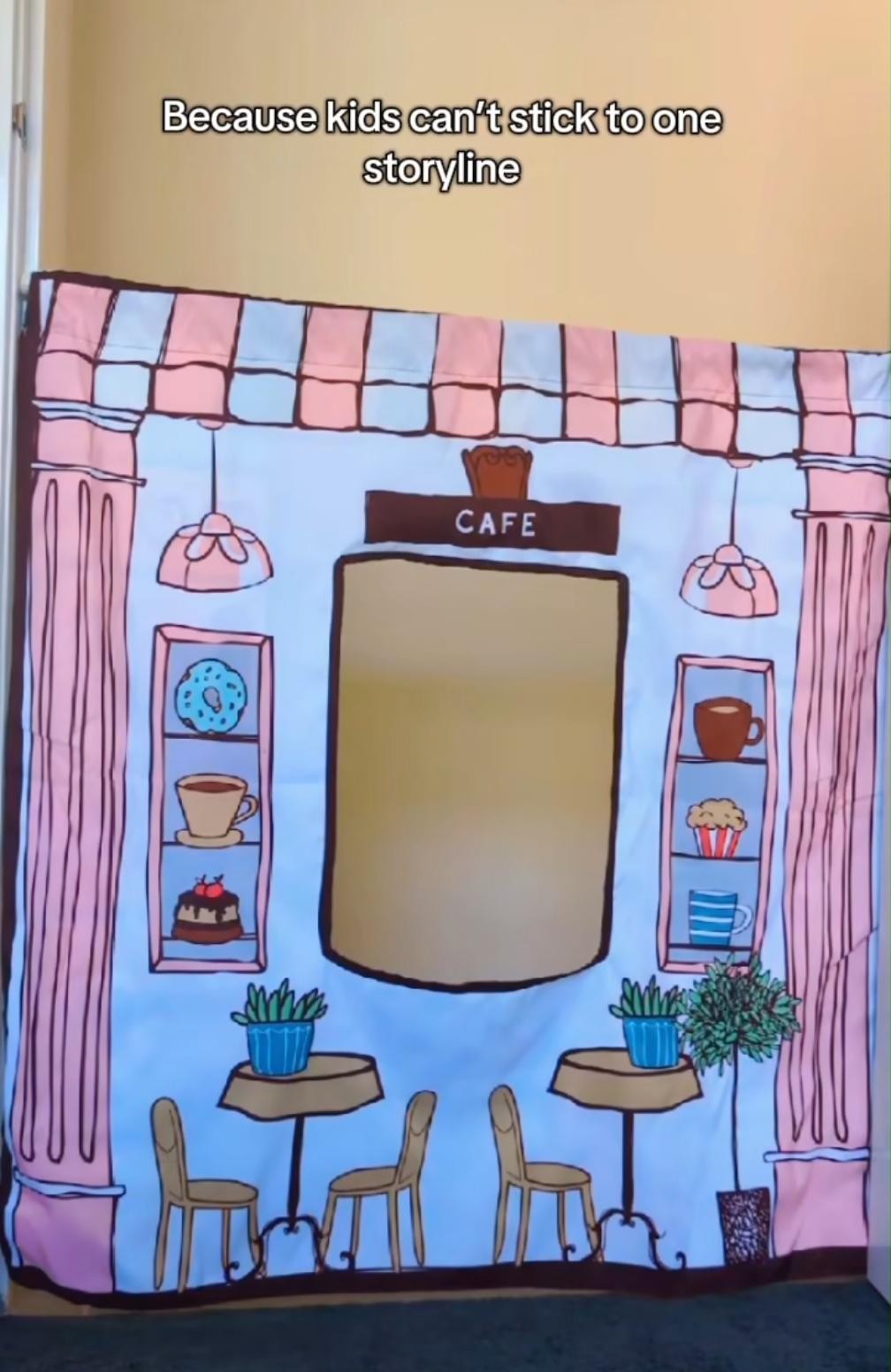 Cafe/ Bakery Play Panel