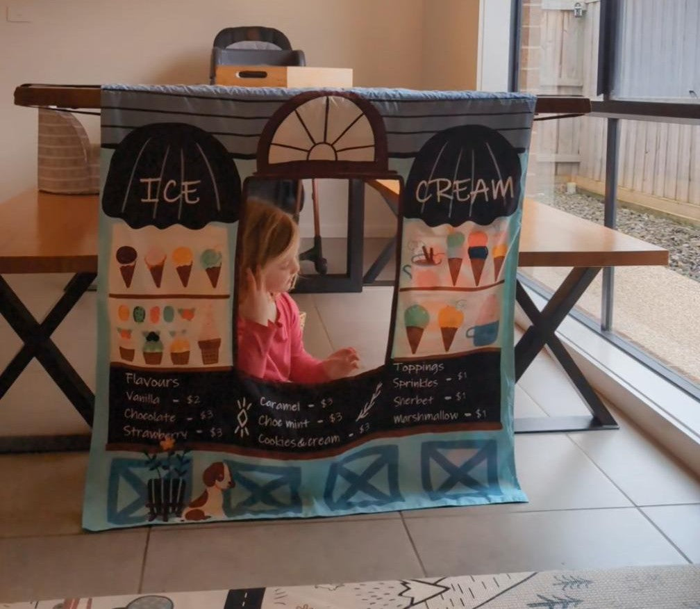 Ice Cream Shop/ Farmers Market Play Panel