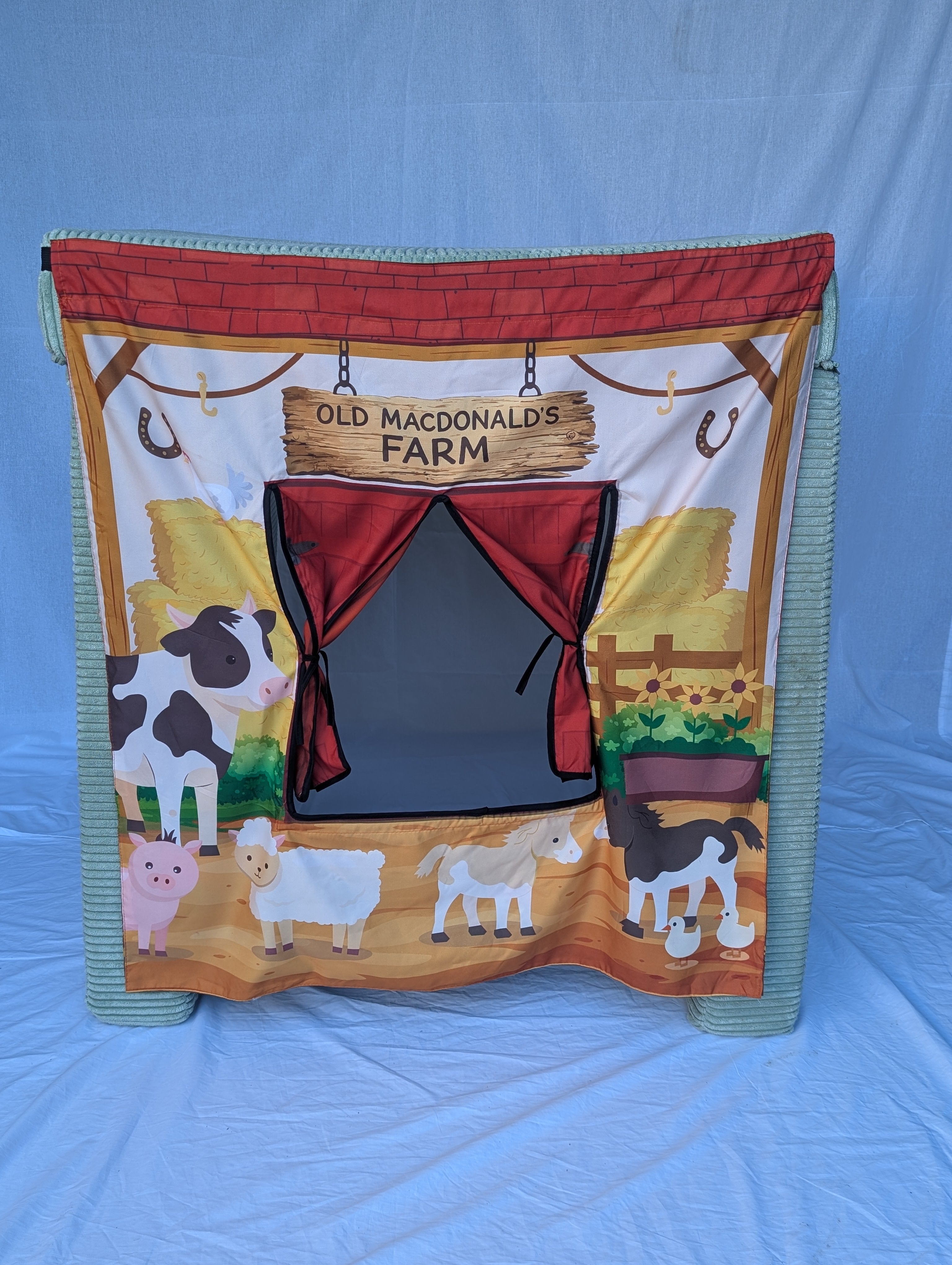 Puppet Theatre / Old MacDonald's Farm Play Panel The Cozy Cube- Play Panels