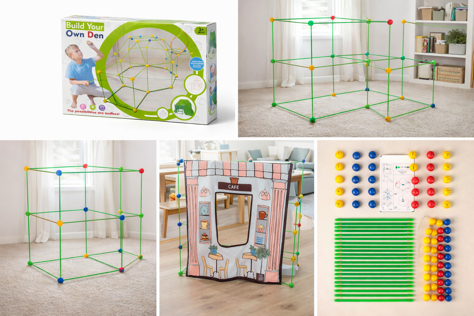 Build Your Own Den The Cozy Cube- Play Panels