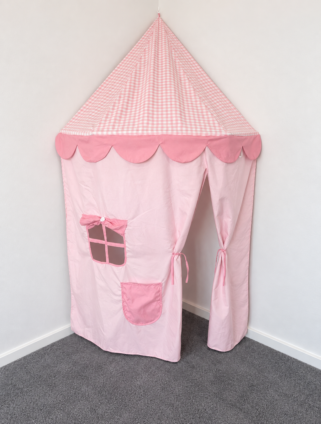 Pink Lemonade Reversible Corner Tent | Preorder The Cozy Cube- Play Panels