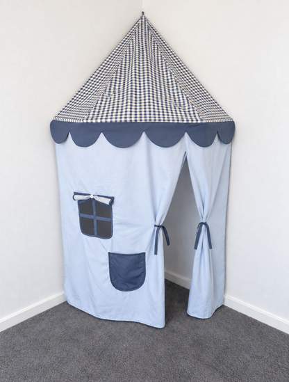 Big Top Blue Reversible Corner Tent | Preorder The Cozy Cube- Play Panels