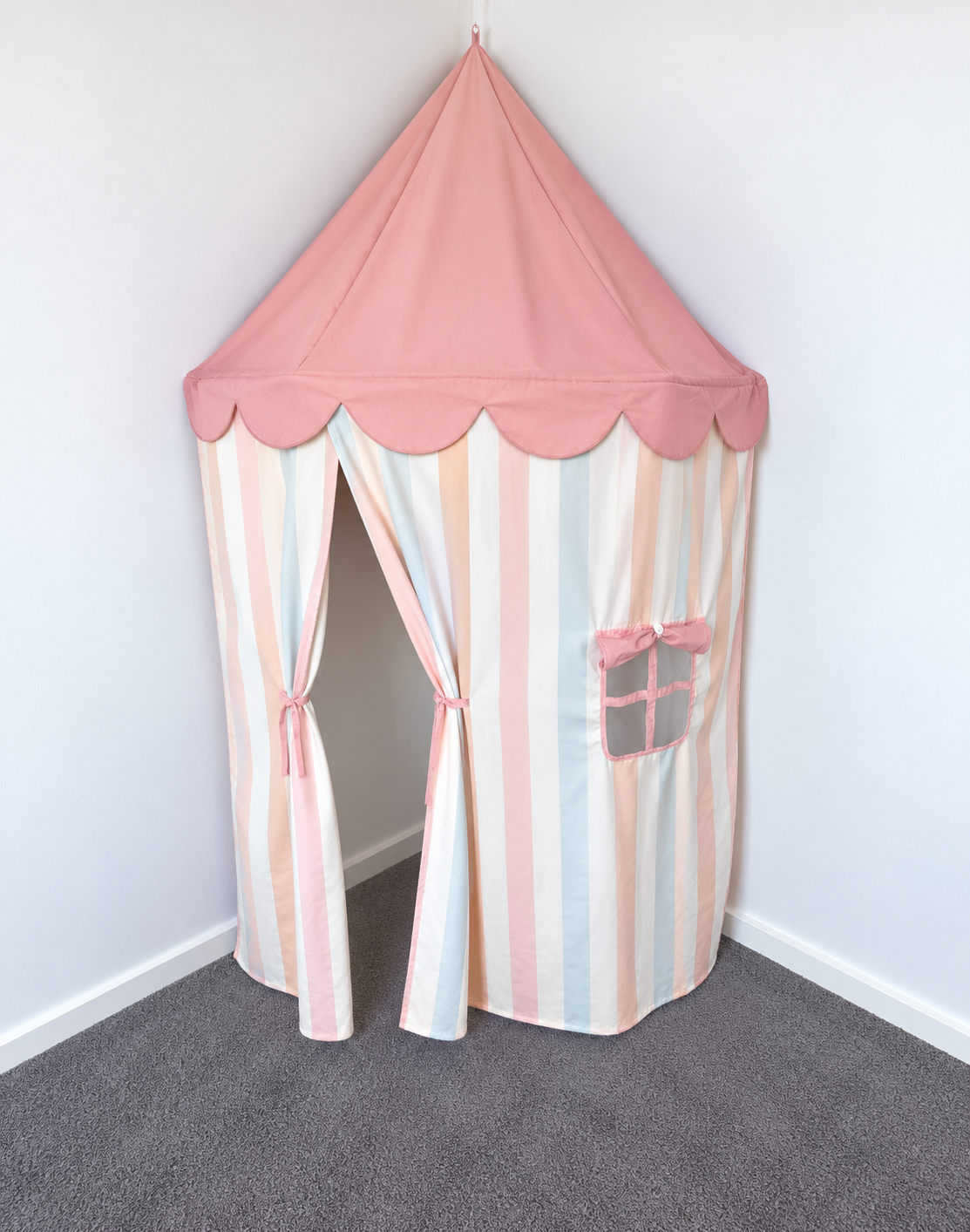 Pink Lemonade Reversible Corner Tent | Preorder 2.0 The Cozy Cube- Play Panels