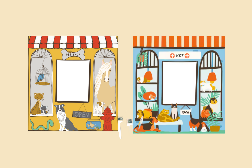 Pet Shop/ Vet Play Panel