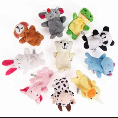 Animal Finger Puppets 10 pack The Cozy Cube- Play Panels