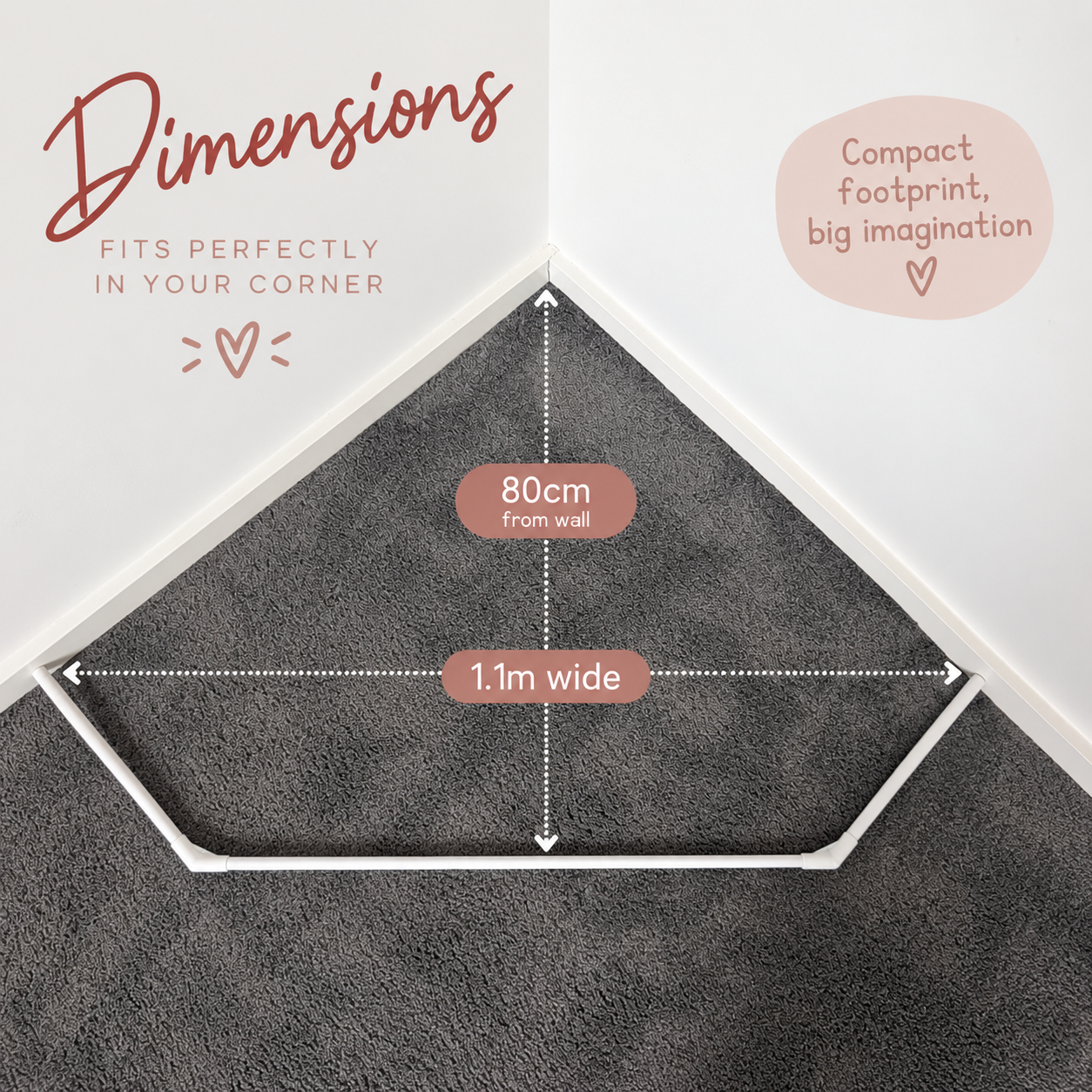 Terracotta Sunset Reversible Corner Tent | Preorder