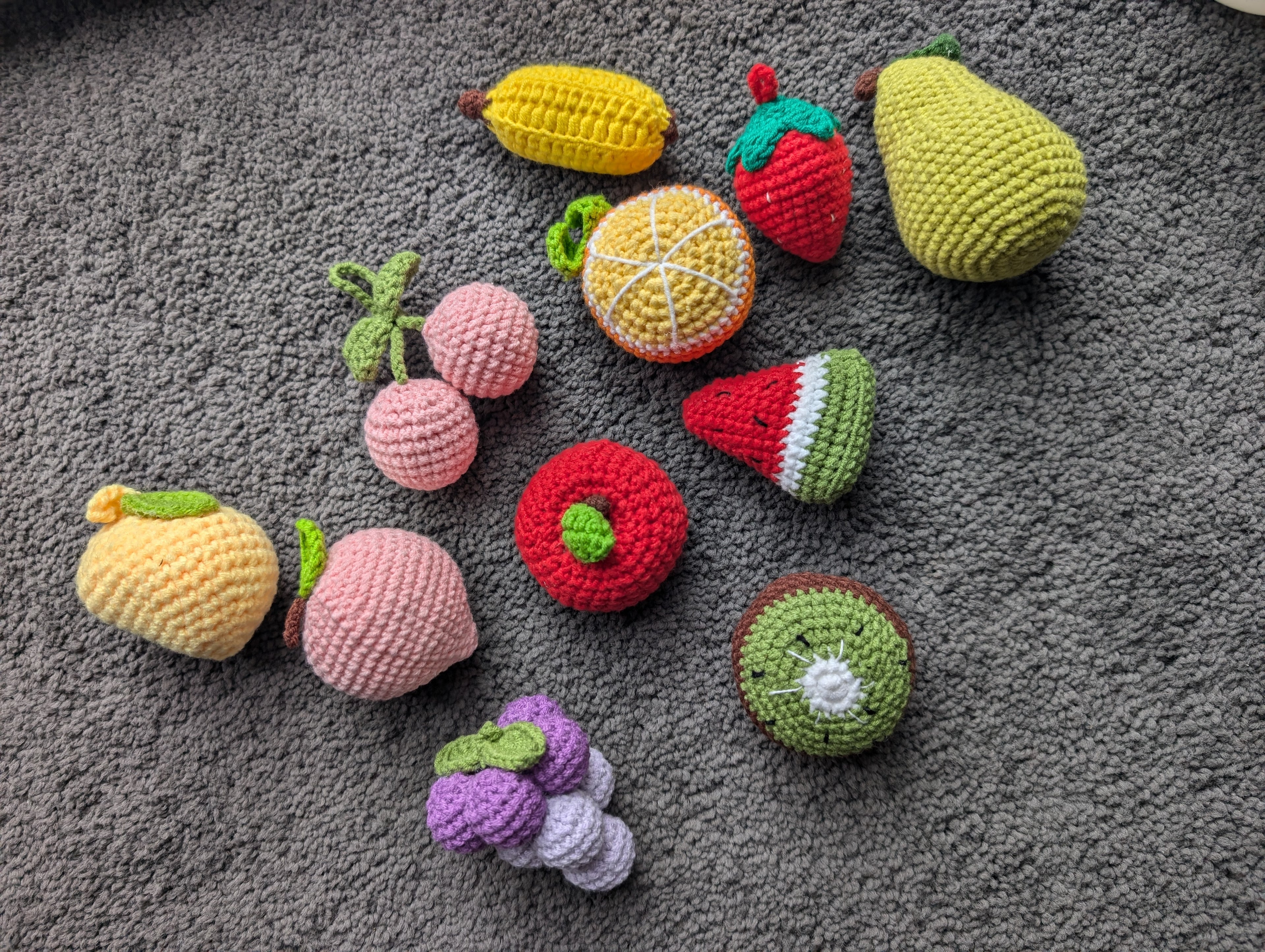 Mystery Crochet Fruit & Veggie Bundle