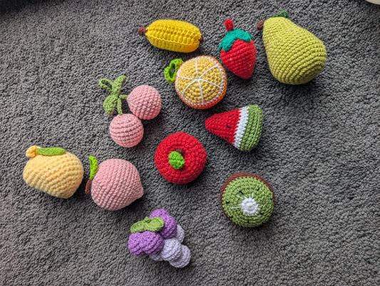 Mystery Crochet Fruit & Veggie Bundle
